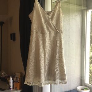 MOSSIMO WHITE LACE DRESS